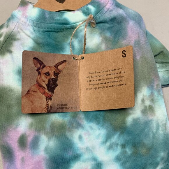 Found My Animal Tie-Dye Pet Dog Shirt Size S Cotton - Picture 4 of 5